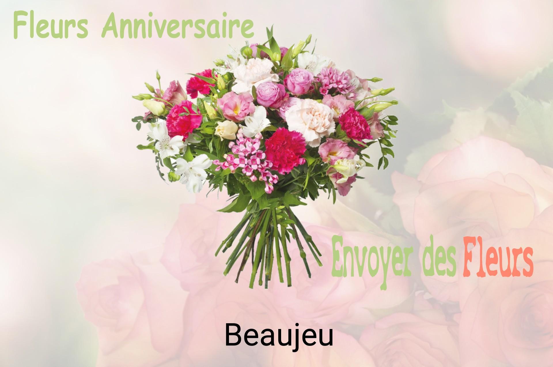 Bouquet de fleurs d’anniversaire livré à Beaujeu