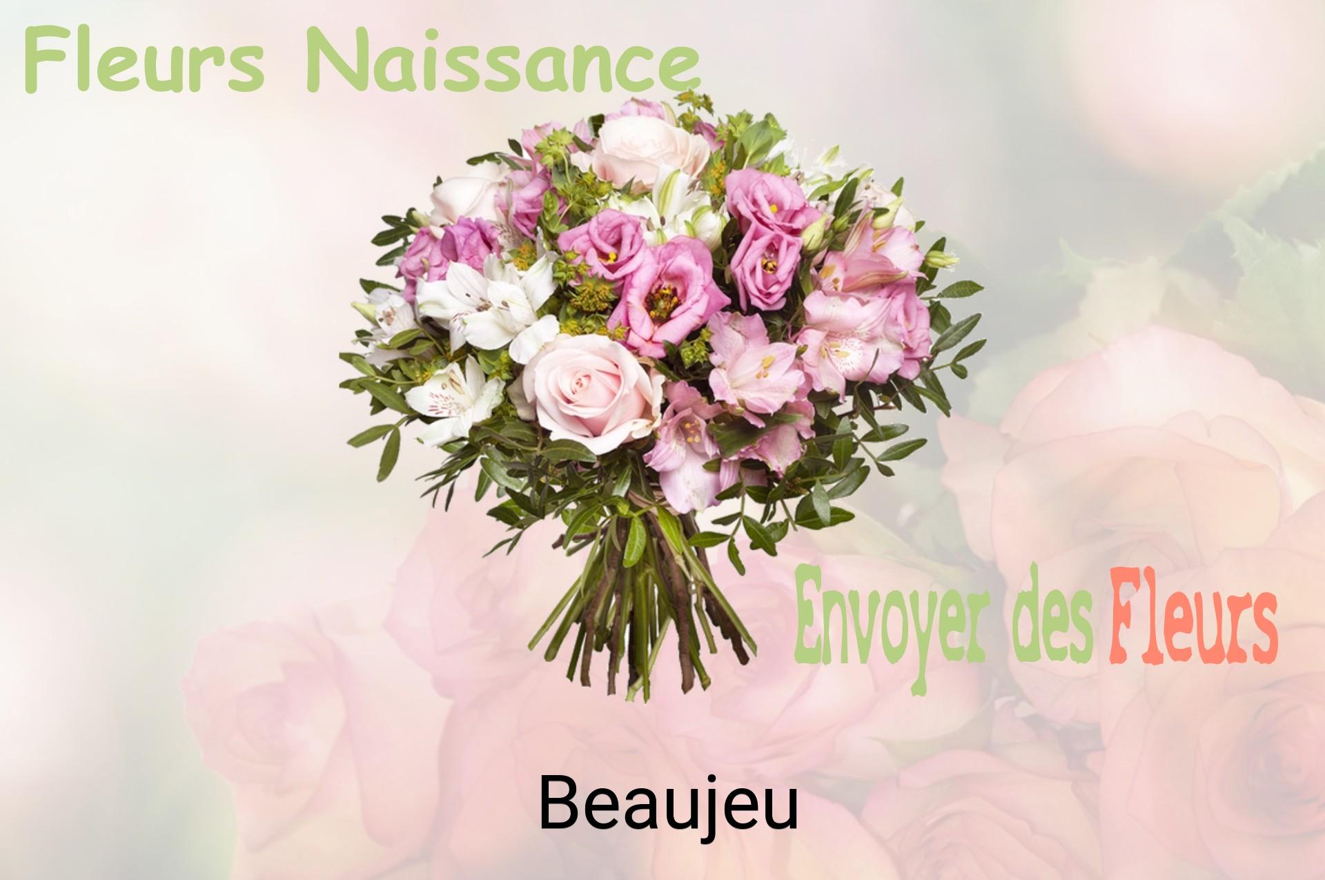 Bouquet de fleurs de naissance livré à Beaujeu